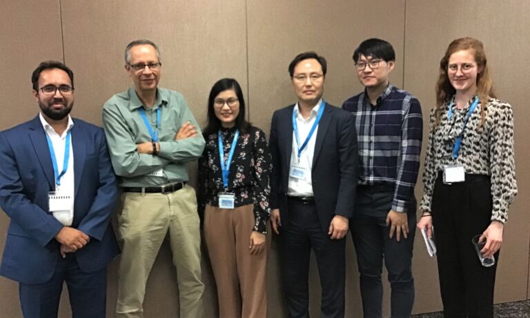 MBR Session 1 presenters (left to right): Zulqarnain Fida, Simon Judd, Quynh Anh Nguyen, Jeonghwan Kim, Xiaolei Zhang, and Sigyn Björk Sigurdardottir