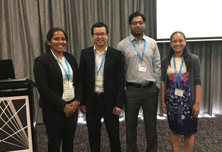 MBR Session 2 presenters (left to right): Kaushalya Wijekoon, Luong Ngoc Nguyen, Muhammad Bilal Asif and Perlie Velasco. Not pictured: Sherub Phuntsho