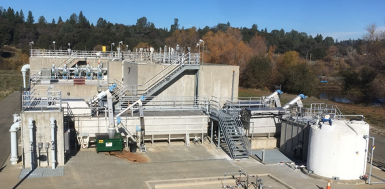 Photo of Lake of the Pines Membrane Bioreactor, Nevada County, California.