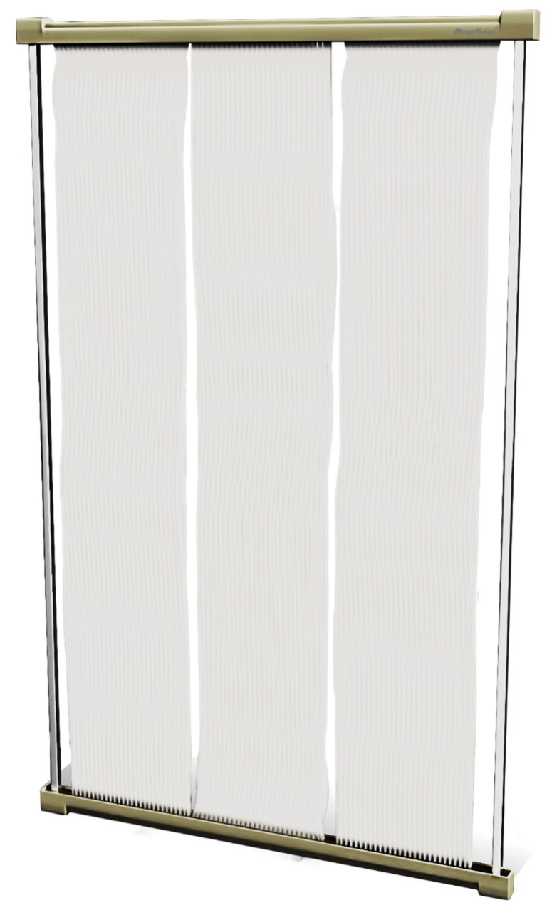 MegaVision HF module, showing three "curtains" of fibres