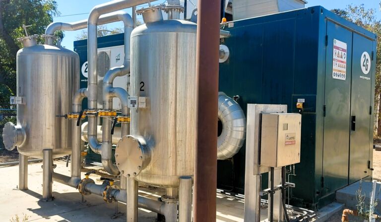 CHP unit, external view, SLO WRRF