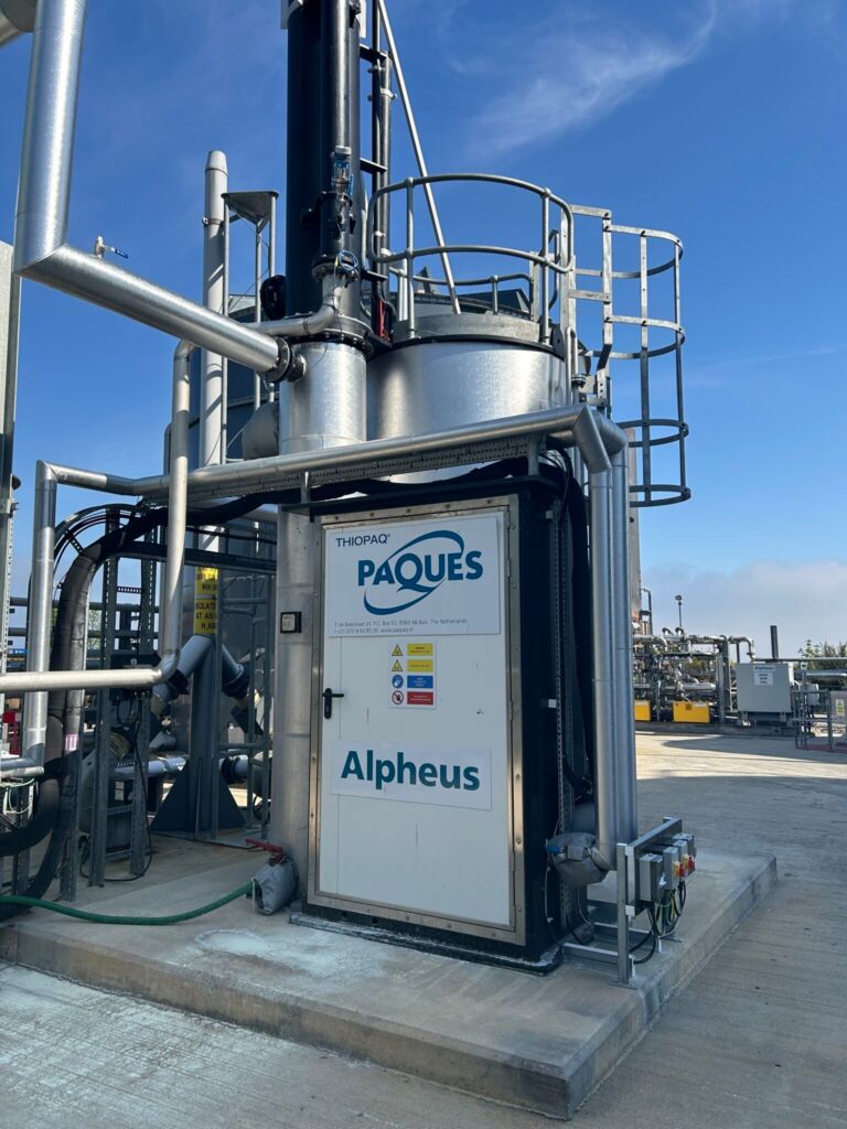 Biological scrubber for H2S