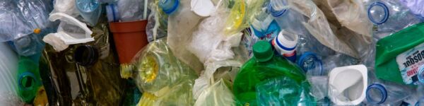 Assorted plastic waste