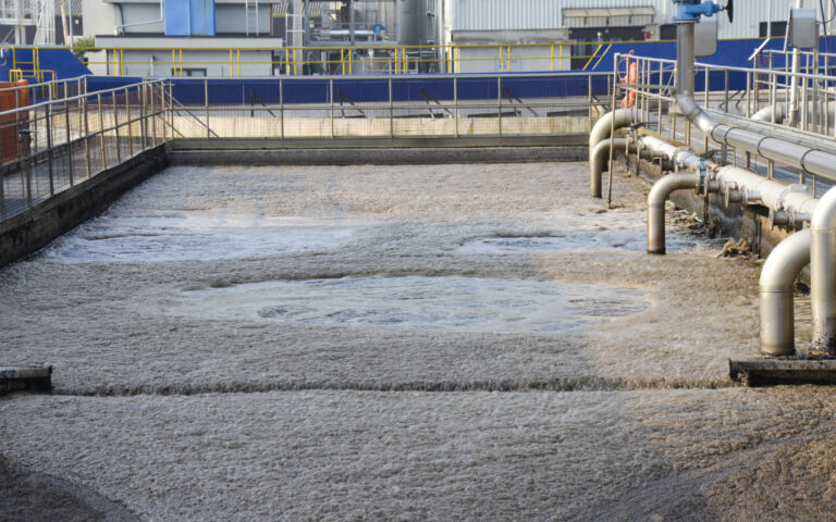 Image of an ASP tank for wastewater treatment