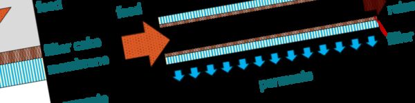 Graphic to depict dead end vs crossflow operation