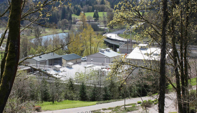 The La Center site from the Eastern boundary