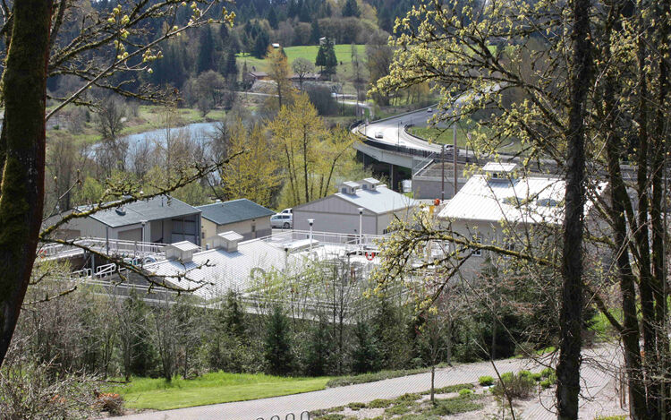 The La Center site from the Eastern boundary