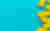 An image of yellow lego bricks scattered on the right hand side of a bright blue background.